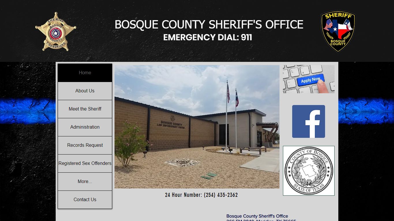 Official Bosque County Sheriff's Office